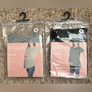 Destination Maternity Women's Maternity Pocket Core Tee (2) Size: S